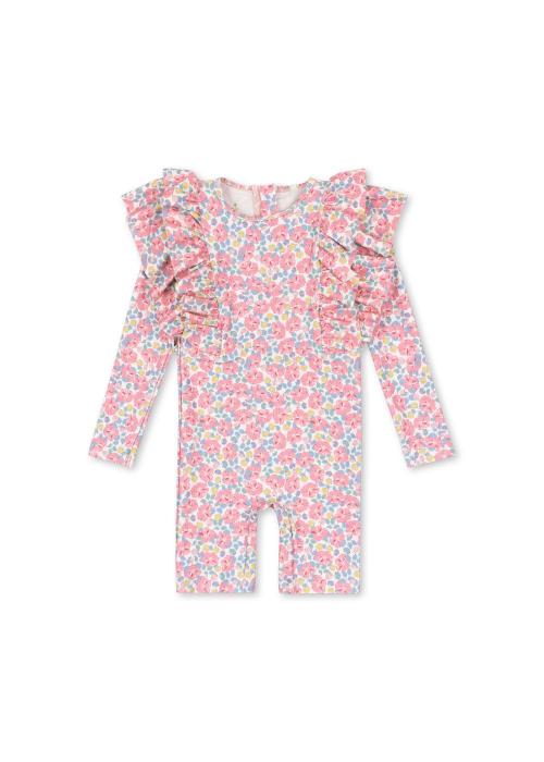 Konges Sløjd | Manuca Frill Onesie - Rose Anglaise