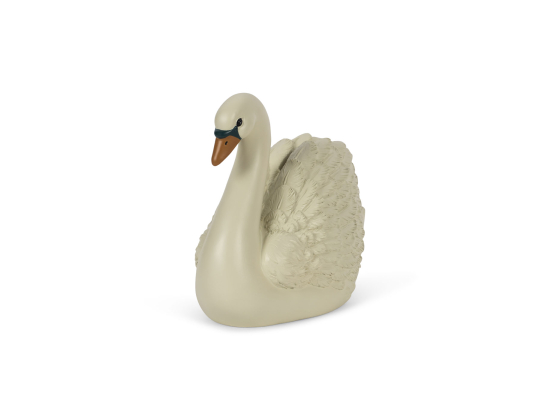 POLYRESIN MONEY BANK SWAN