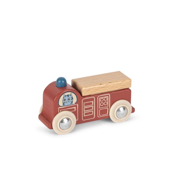 Liten brannbil i tre - Konges Sløjd