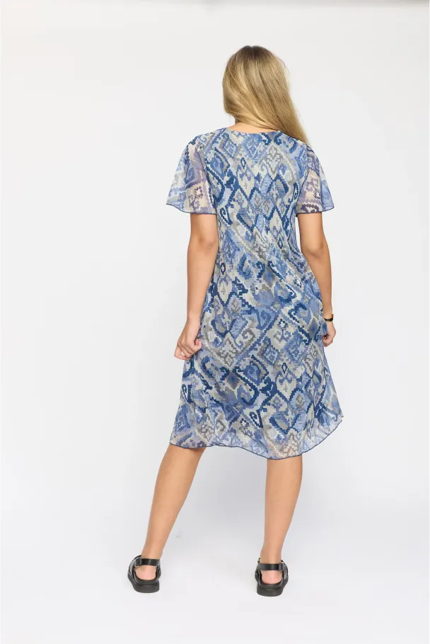 Kjole Daria 1012502 Blue Graphic - Image 2