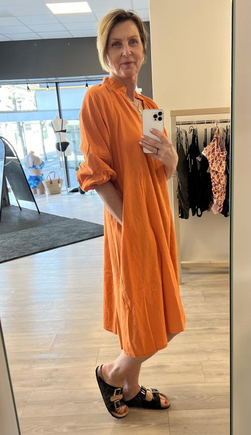 Bibba kjole, orange