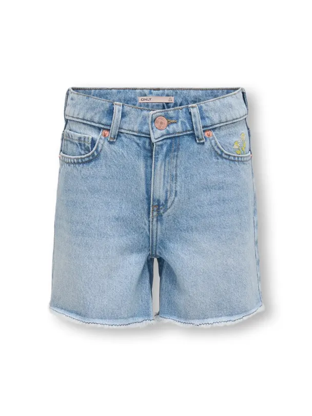 KOGpacy Denim Shorts m/broderi - Image 1