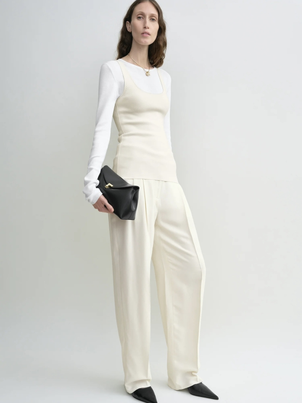 Compact Knit Tank White - Image 2