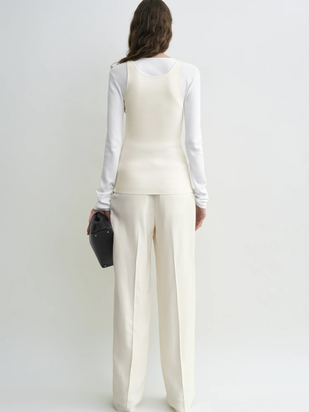 Compact Knit Tank White - Image 4