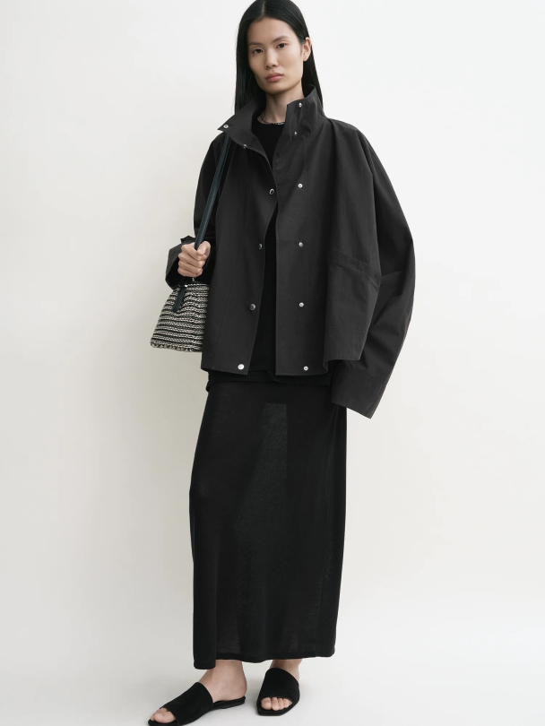 Summer Parachute Jacket Black - Image 1