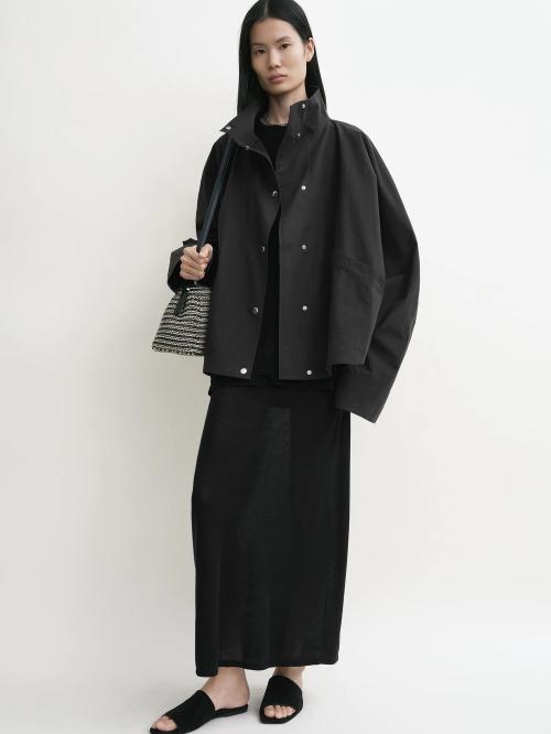 Summer Parachute Jacket Black