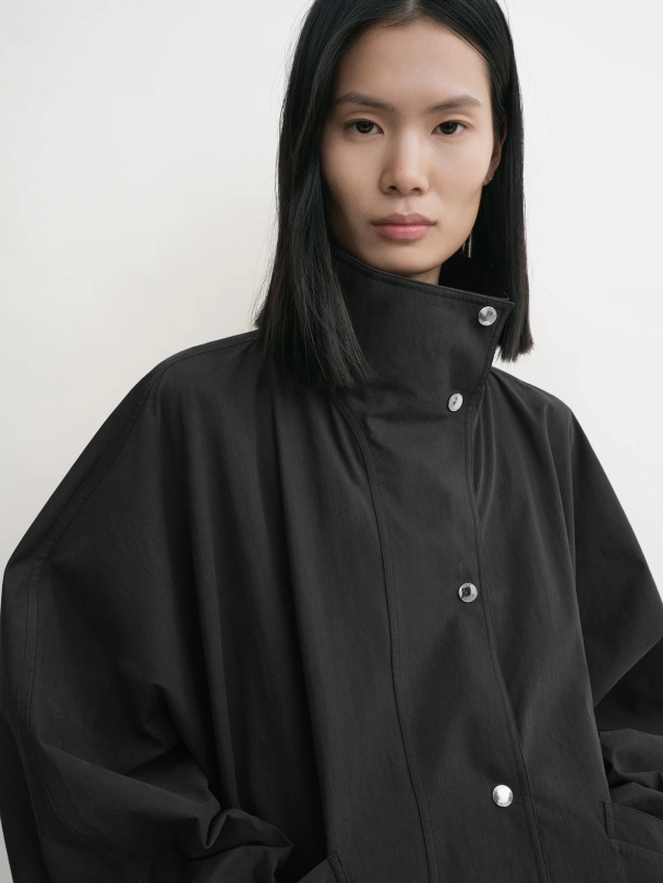 Summer Parachute Jacket Black - Image 3
