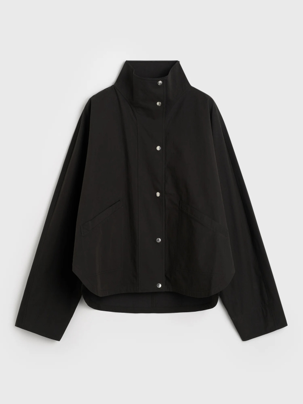 Summer Parachute Jacket Black - Image 5