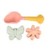 Strandsett, 3 deler, Flowers and butterflies 