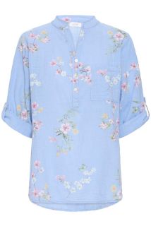 SBalexa Blomster Bluse Blå