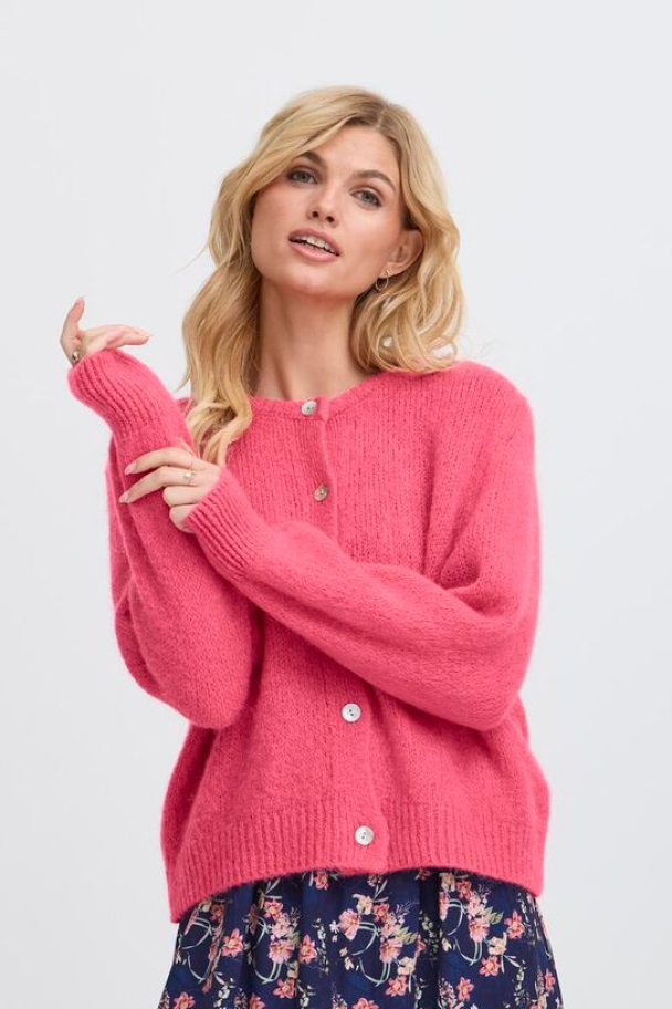 SBgulvig Strikket Cardigan Rosa - Image 1