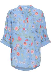 SBalexa Blomster Bluse Blå