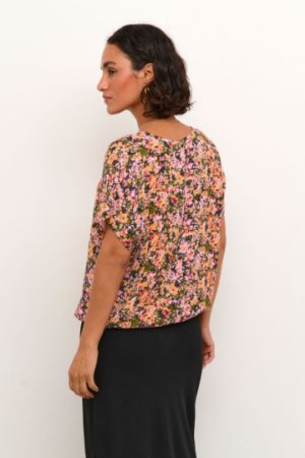 KAamber SL Printed Bluse Melon - Image 2