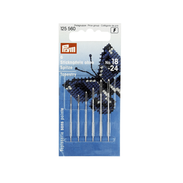 Broderinåler no. 18-24 