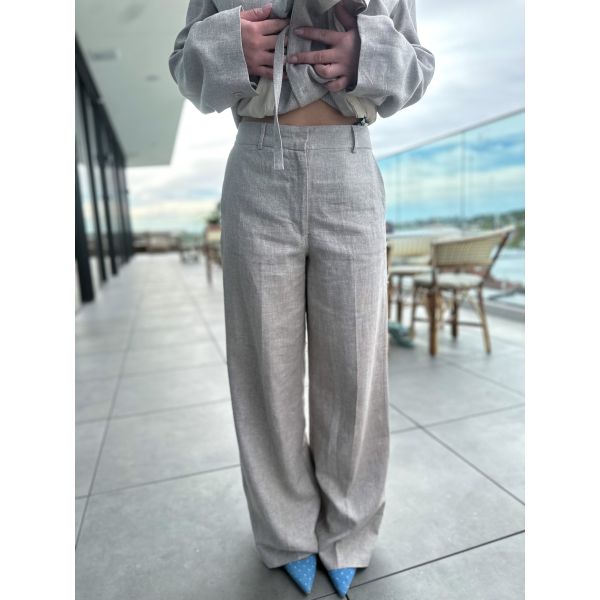 Margo - Tara Wide Pants - Sepia Tint