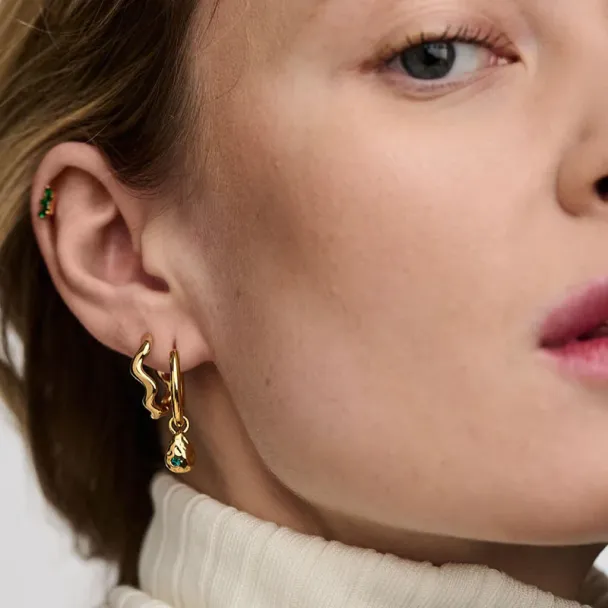 Wave Oval Hoop - Image 3