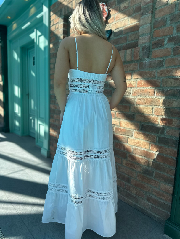 Magnolia Dress - White - Image 5