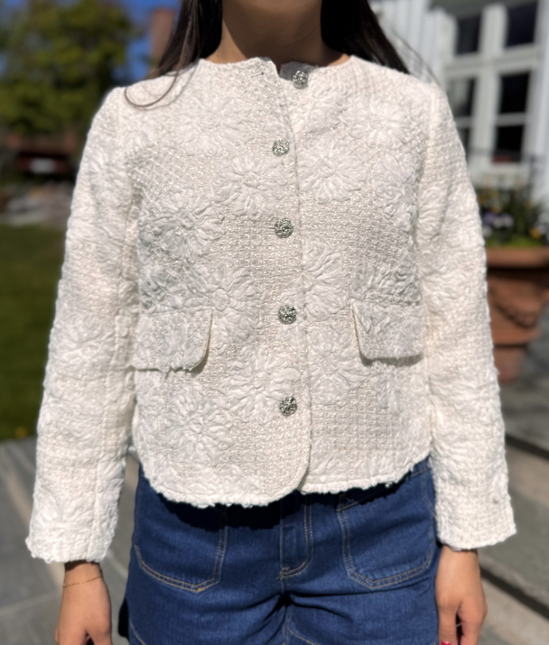 Kavi 7/8 Jacket - Star White - Image 1
