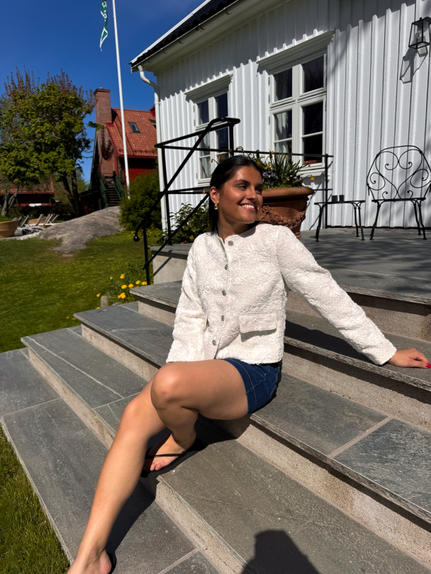 Kavi 7/8 Jacket - Star White - Image 3