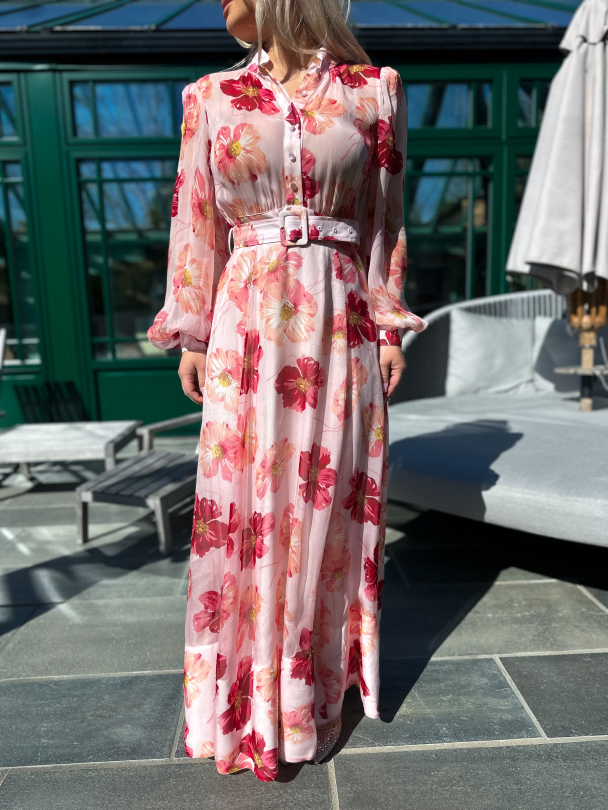 Organza Belt Dress - Romance - Image 1