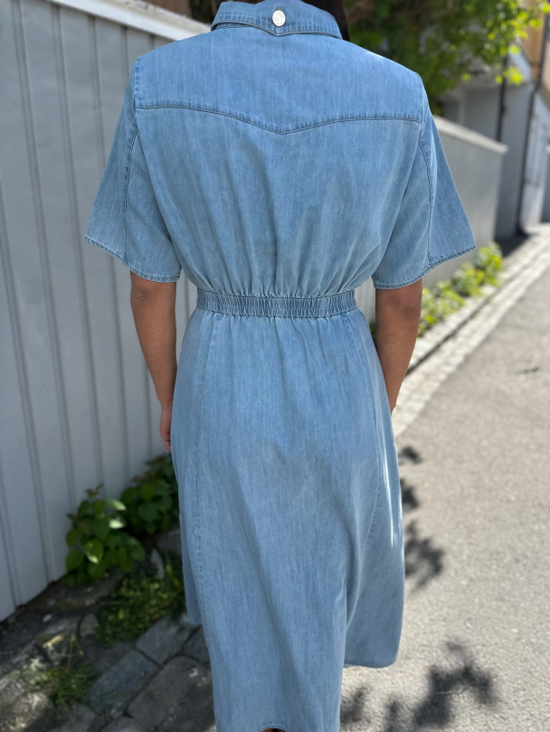 Sauda Dress - Light Blue Washed - Image 2