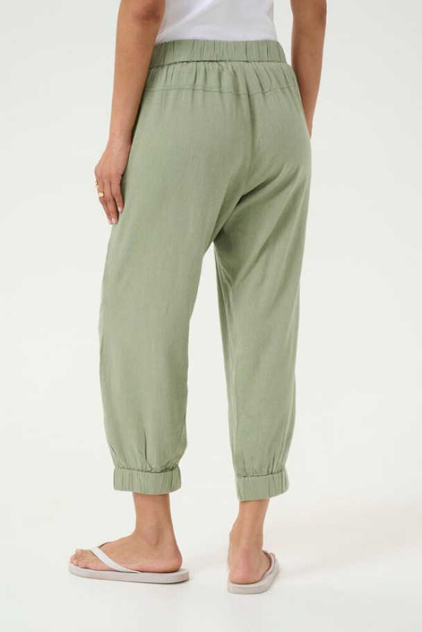 KAmilia Capri Lin Grønn - Image 3