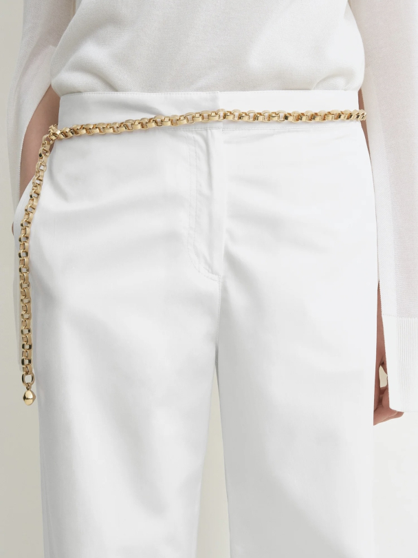 Twisted Seam Trousers White - Image 4