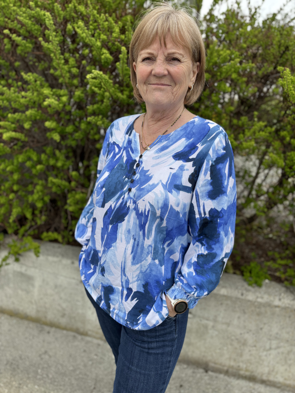 Bluse 177 184 Blå - Image 2