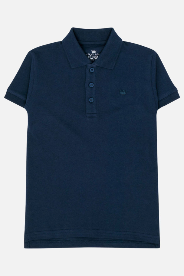 Asker Piquet T-skjorte Marine - Image 2