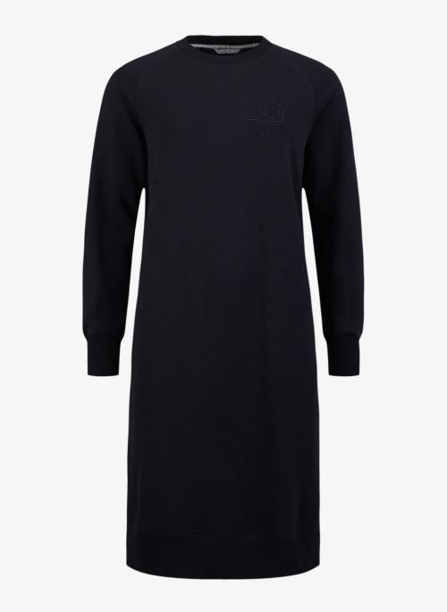W P-SWEATSHIRT DRESS - DK Navy Blue