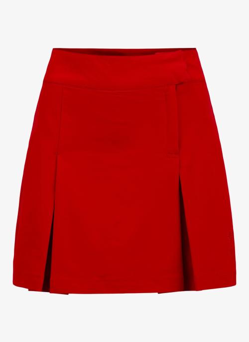 W SPORT PLEAT SKORT - Race Red
