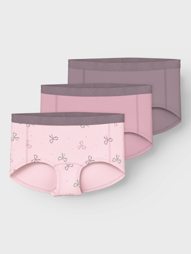NKFhipster 3-pk Barely Pink Bow