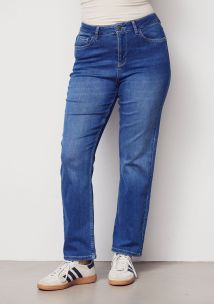 Monza Straight Jeans Mid.Denim
