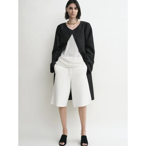 Knit Shorts White