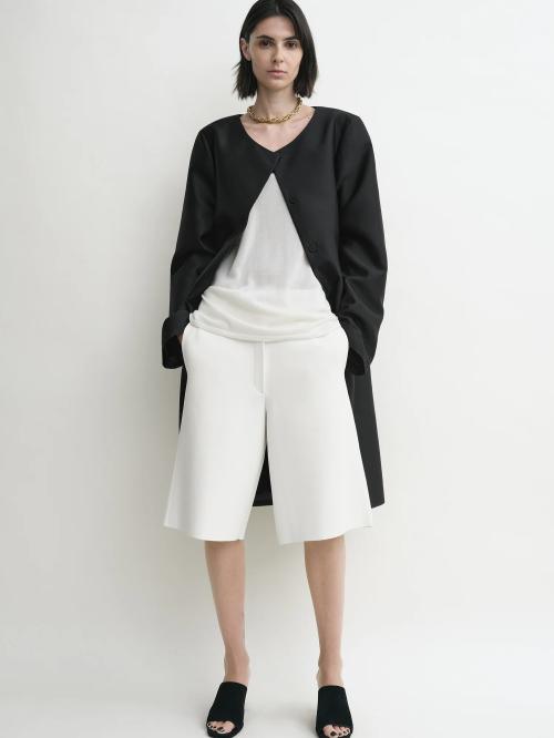 Knit Shorts White