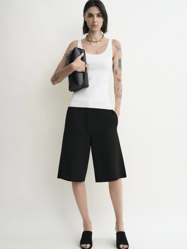 Knit Shorts Black - Image 1