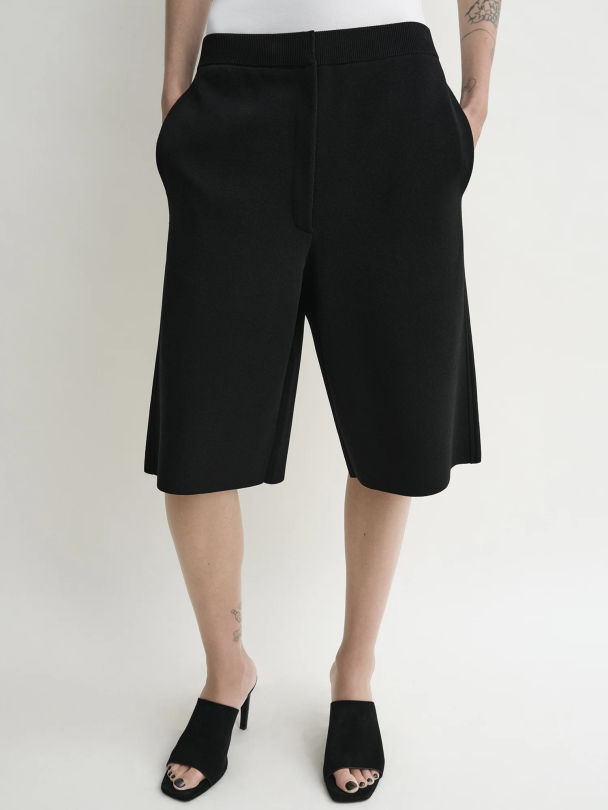 Knit Shorts Black - Image 2