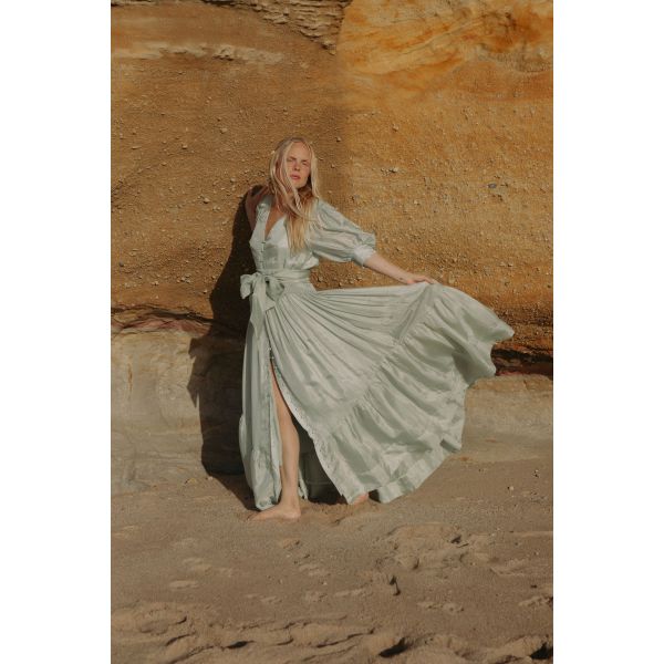 WOW Long Dress - Soft Pistachio