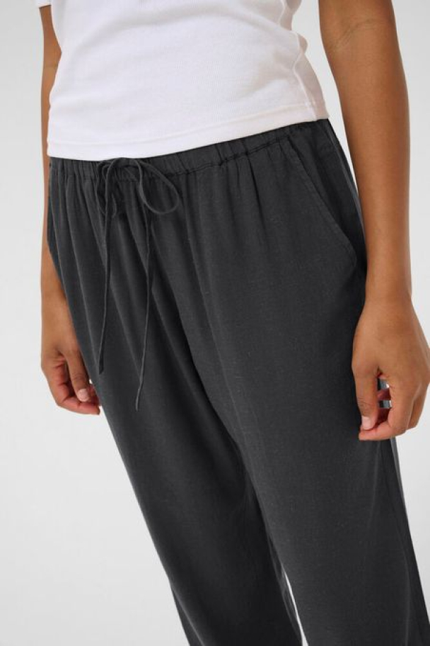 KAmilia Capri Lin Mørk Grå - Image 2