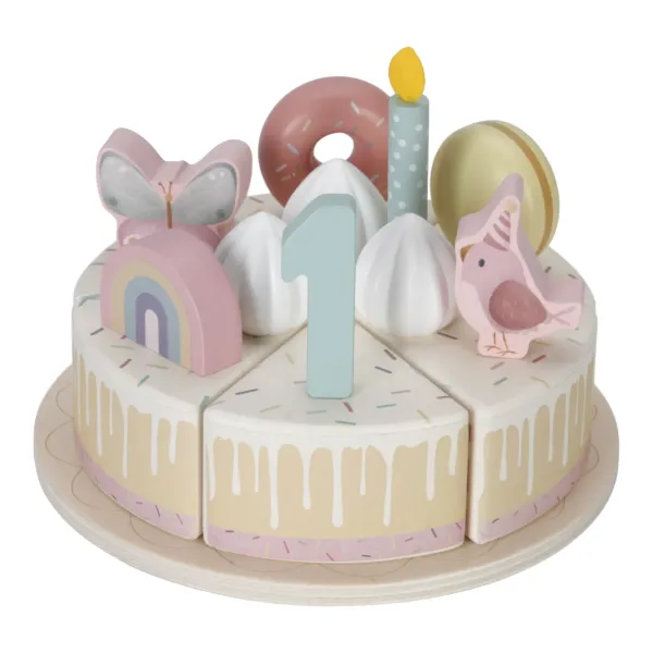 Bursdagskake XL Pink - Little Dutch 