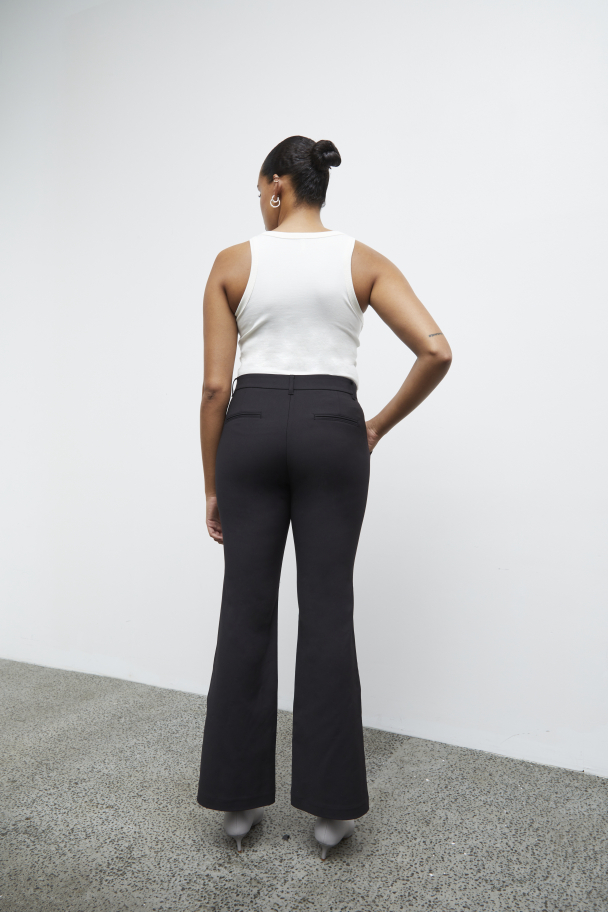 PZBindy HW Bootcut Bukse Svart - Image 3