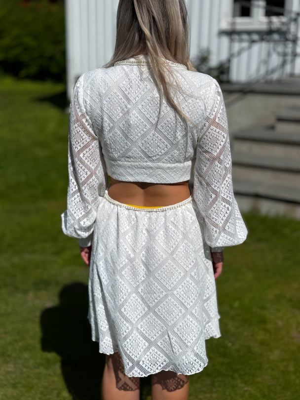 Paloma Mini Dress - White - Image 2