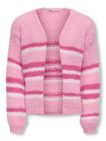 KOGnordic Life Stripe Cardigan Rosa