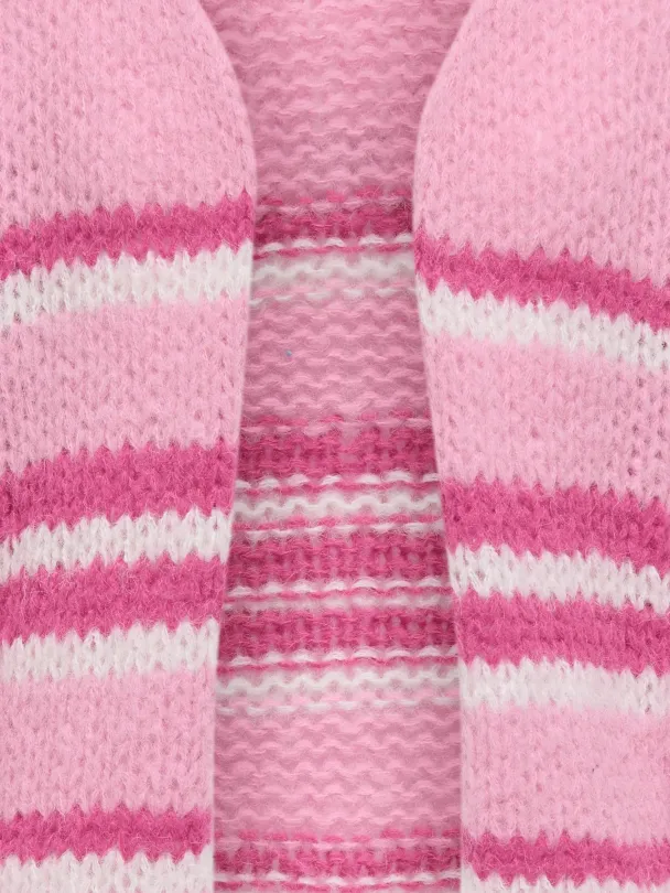 KOGnordic Life Stripe Cardigan Rosa - Image 3