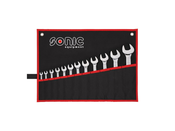 open/box end wrench set. 12-piece. US/SAE