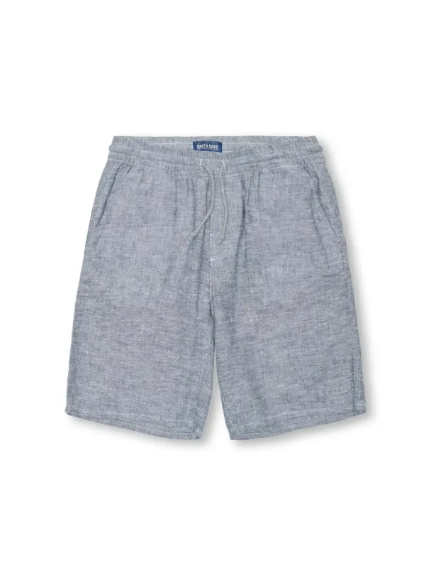 OSJcaiden Shorts Lin Blå - Image 2