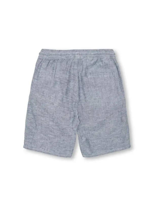 OSJcaiden Shorts Lin Blå - Image 3