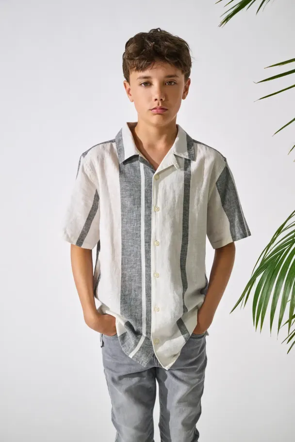 OSJcaiden Skjorte Lin - Image 1
