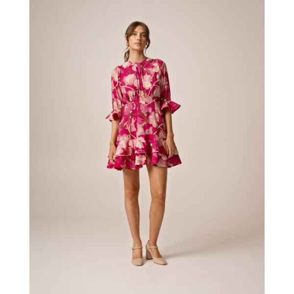 Viscose Mini Dress - Amour 