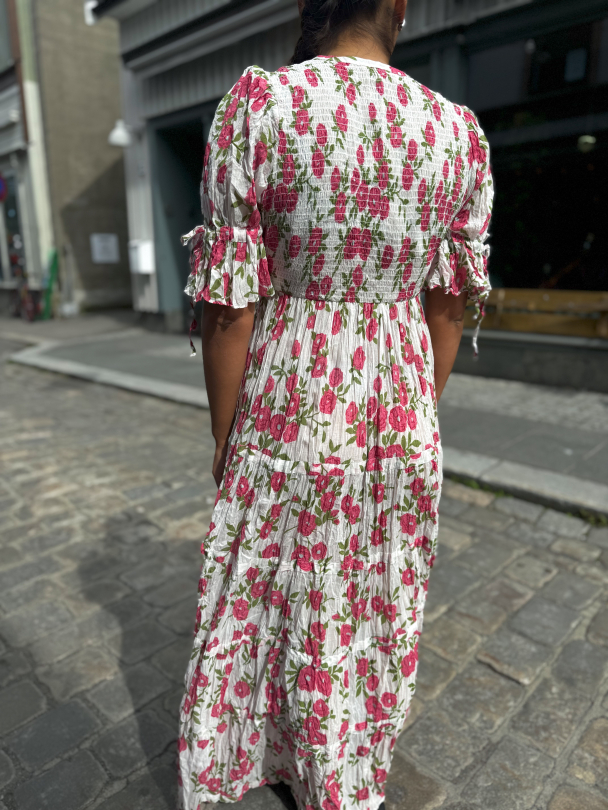 Bohemian Relaxed Dress - Pink Meadow  - Image 2